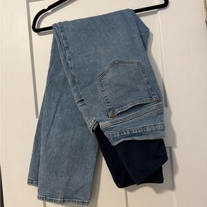 Abercrombie & Fitch ankle straight maternity jeans - 28L